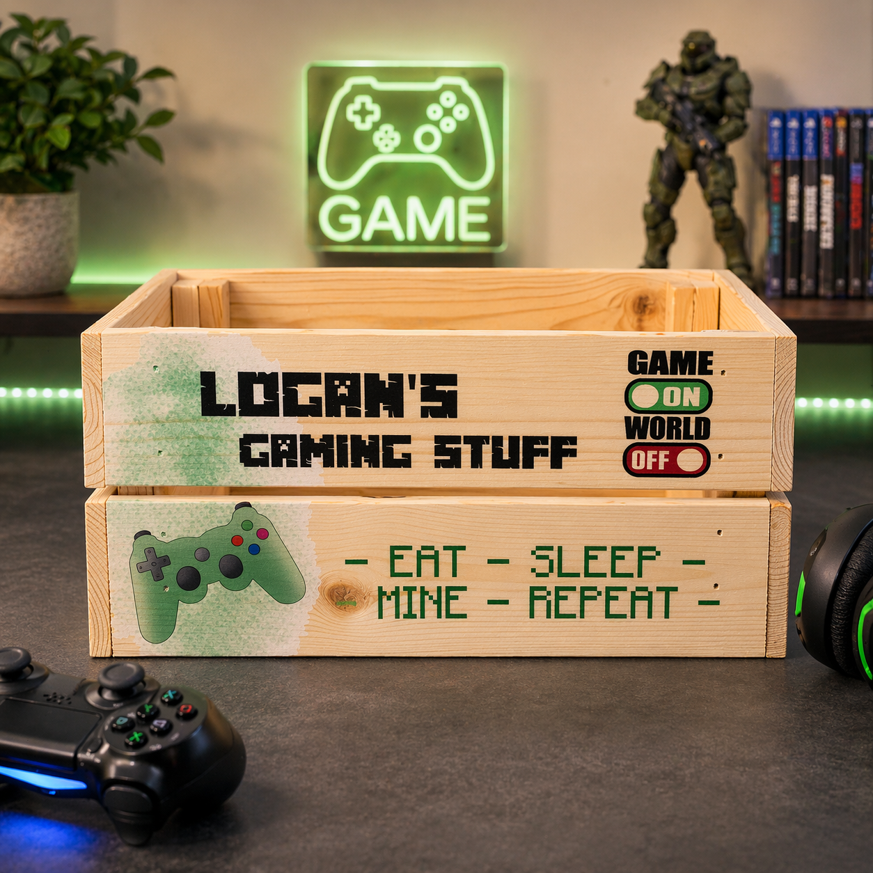 Personalised gaming crate