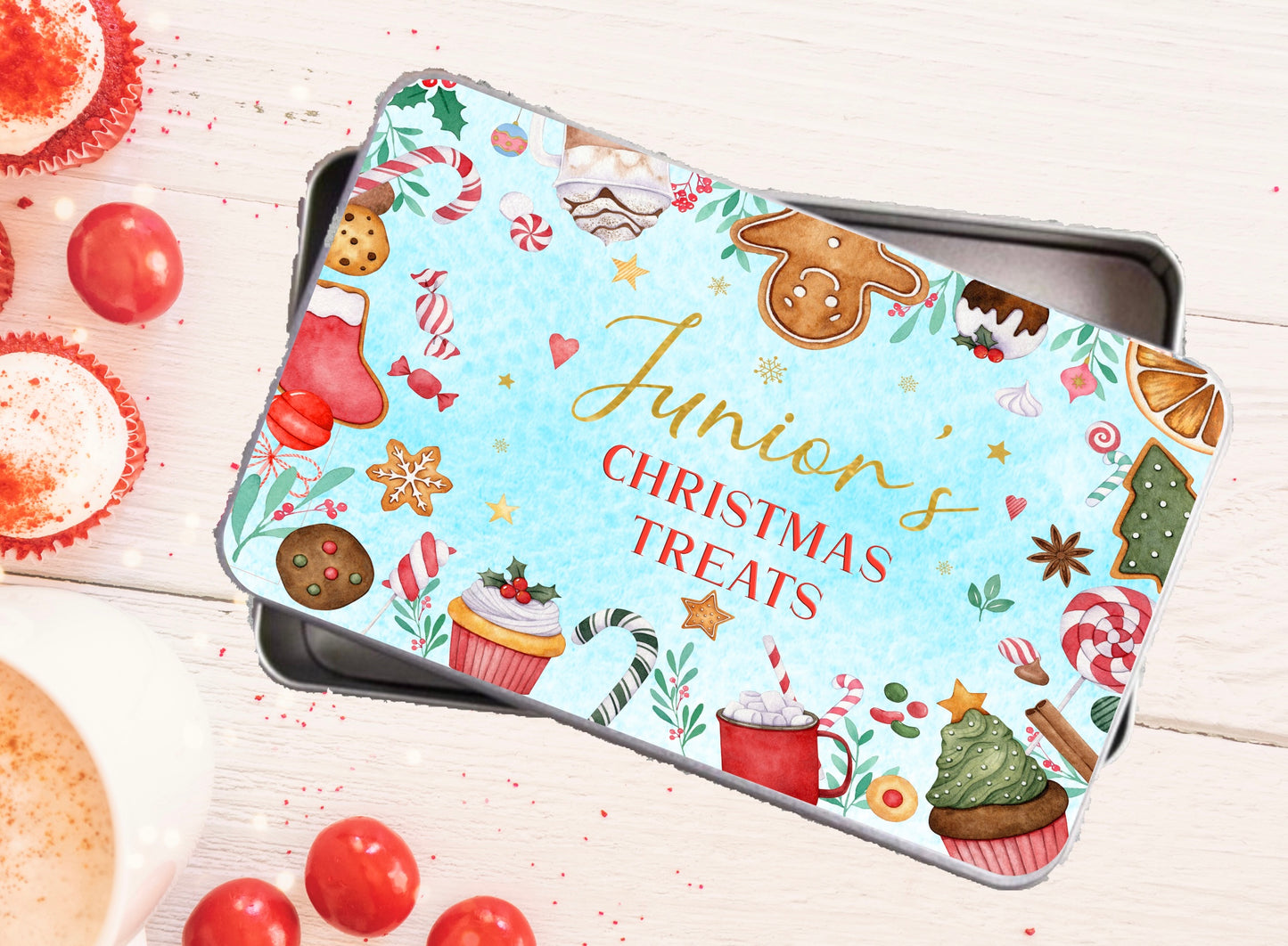 Christmas sweets Christmas tin