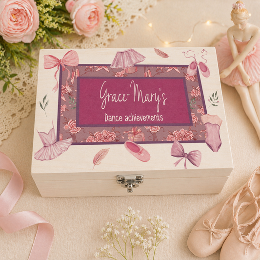 Dancing achievements memory box