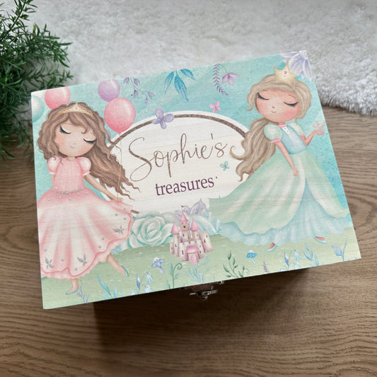 Winter Princess keepsake box