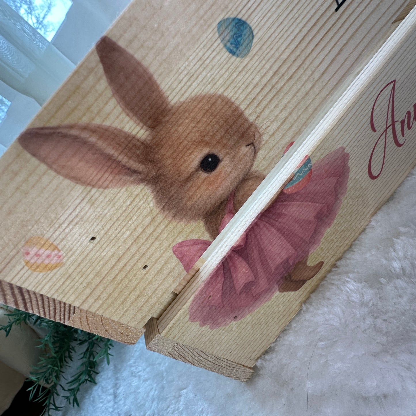 Ballerina Bunny Easter crate