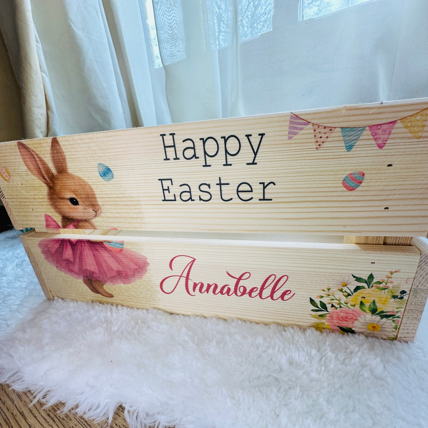 Ballerina Bunny Easter crate
