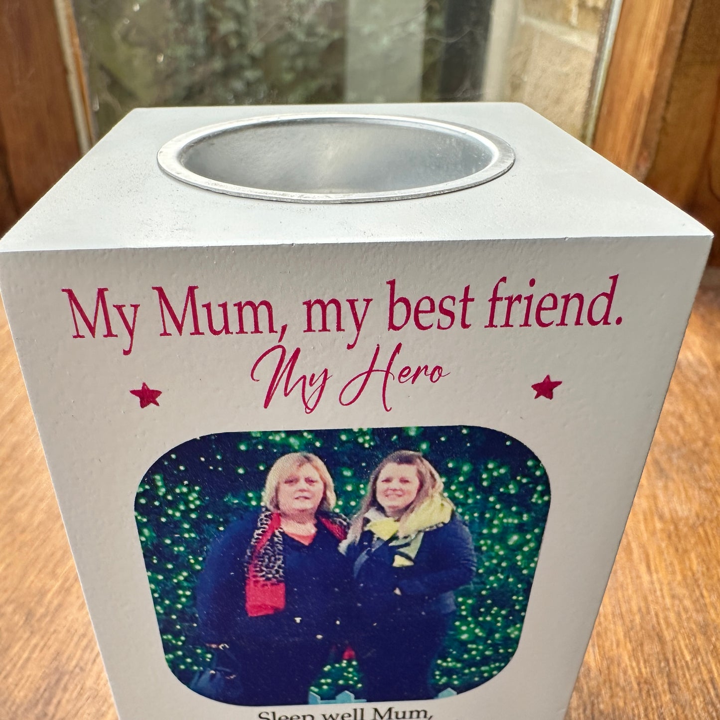 Memory candle holder