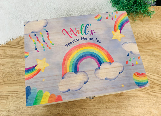 Rainbow keepsake box