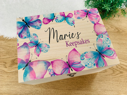 Butterfly keepsake box