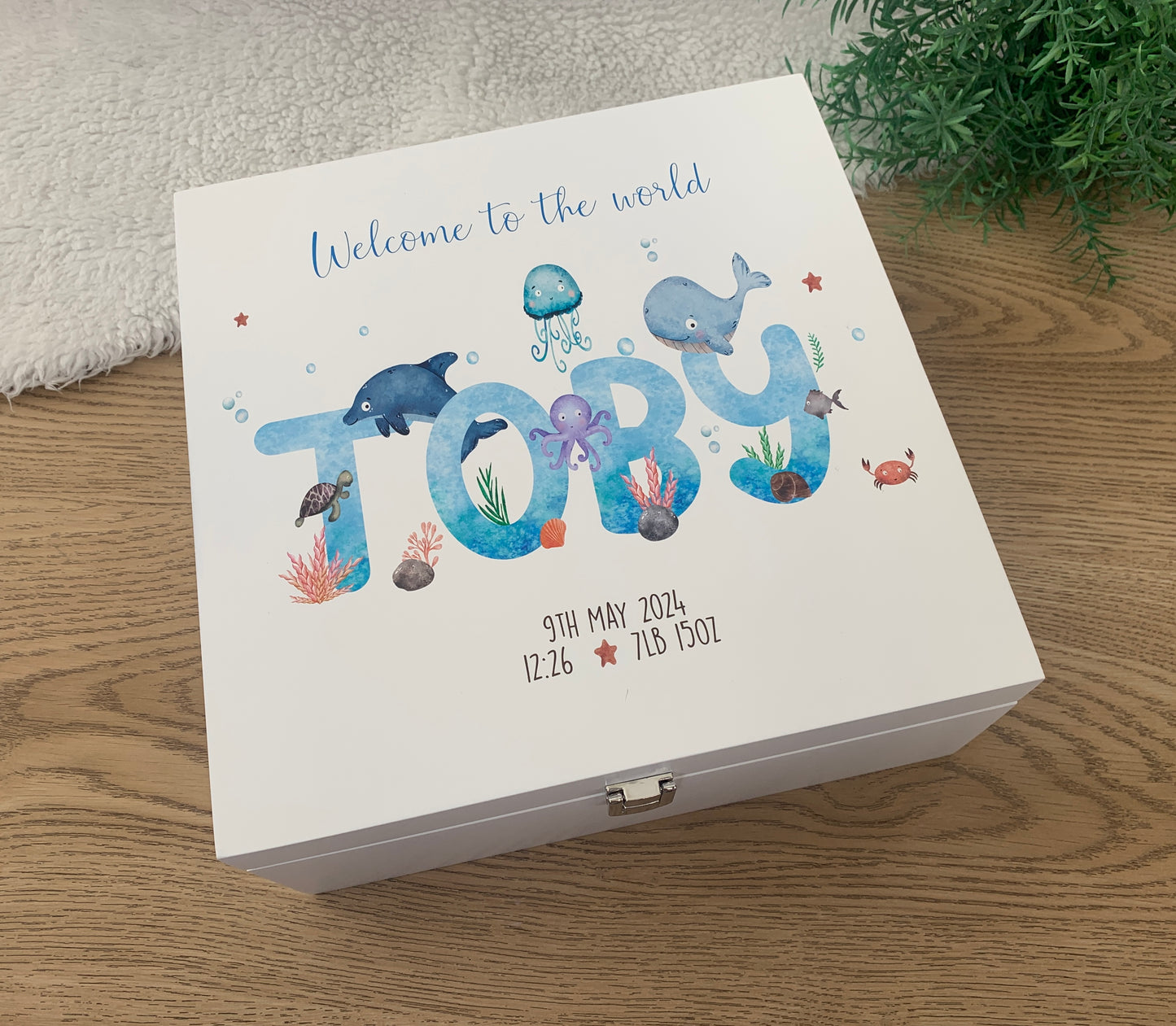 Luxury Ocean keepsake box