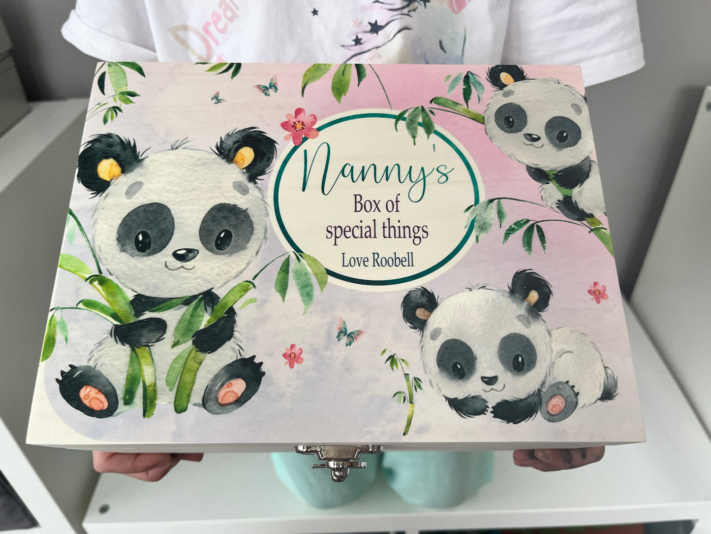 Panda keepsake box