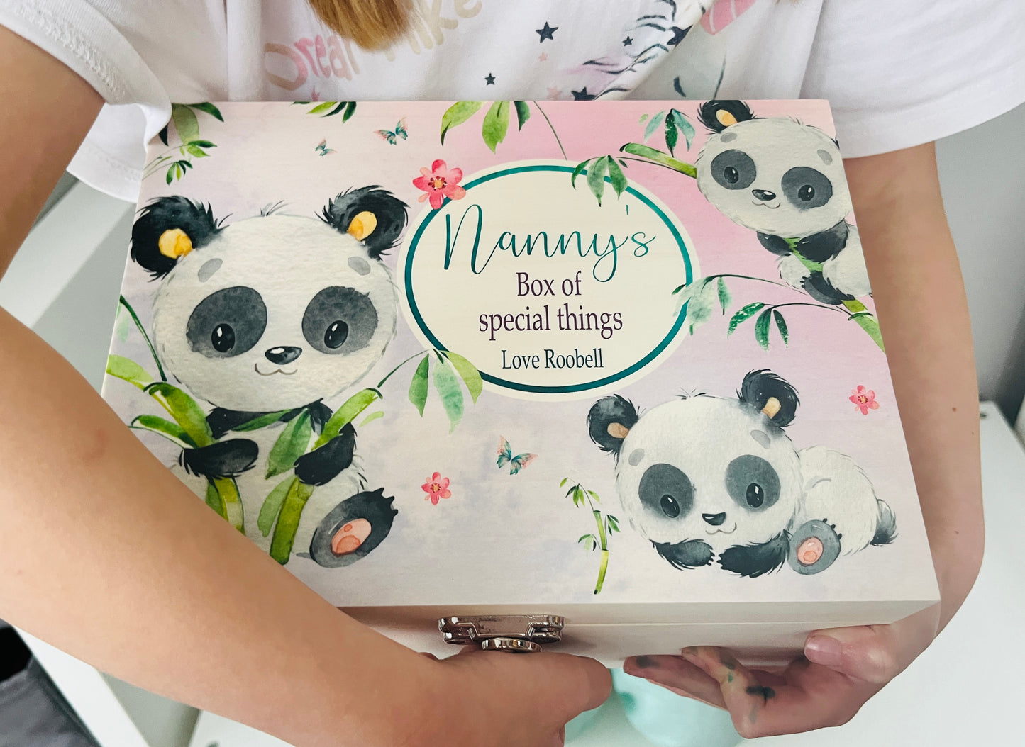 Panda keepsake box