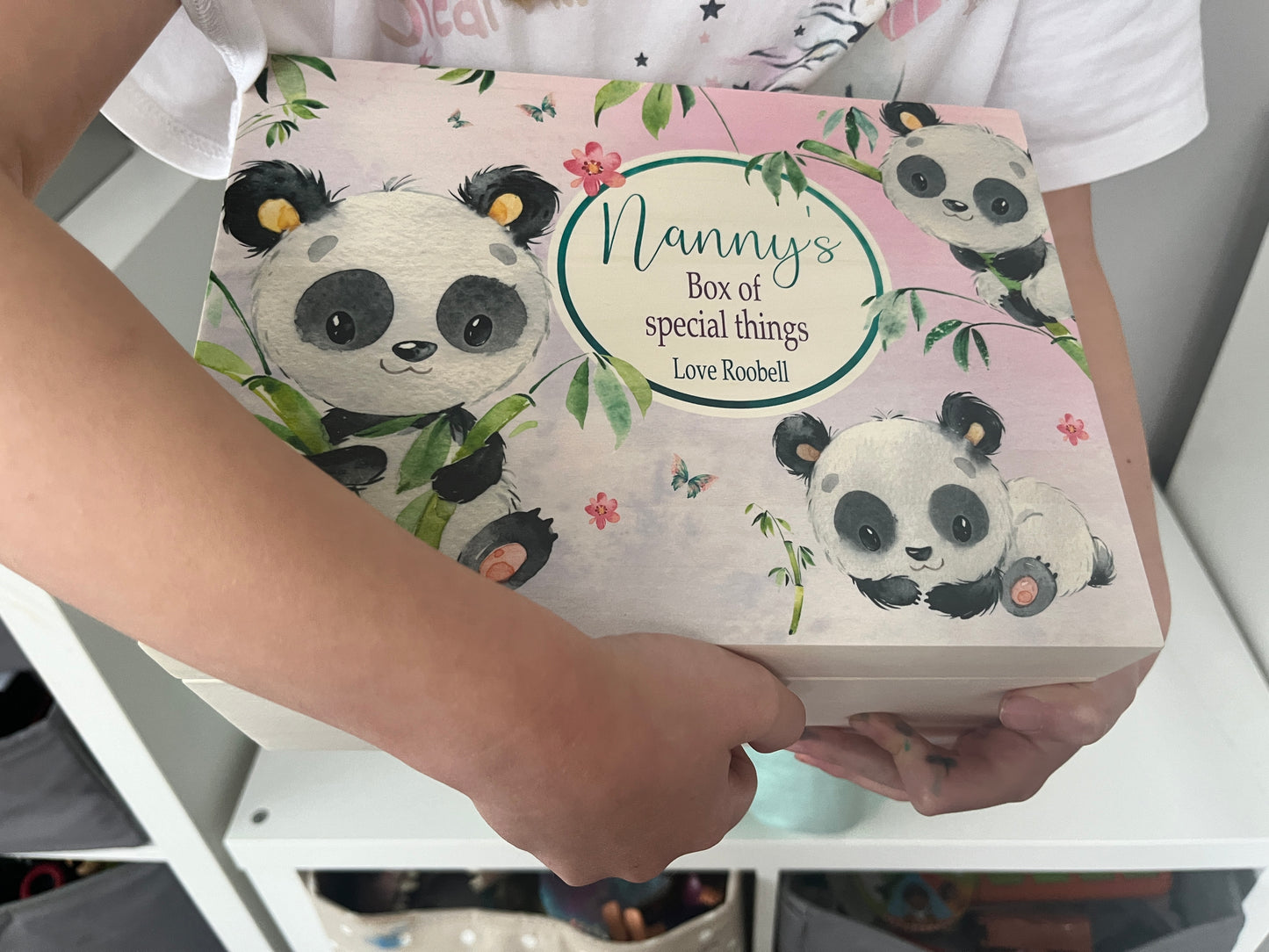 Panda keepsake box