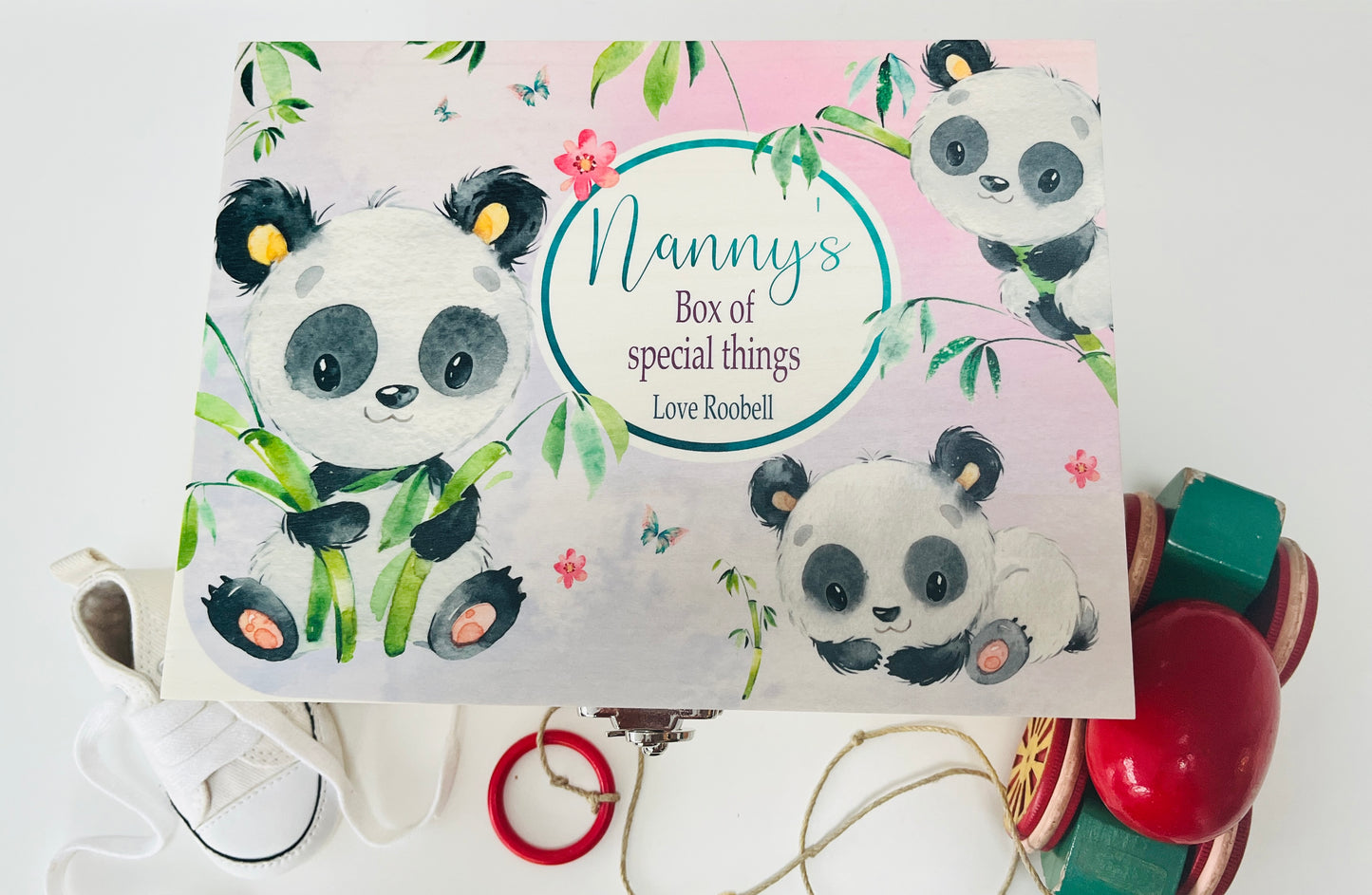 Panda keepsake box