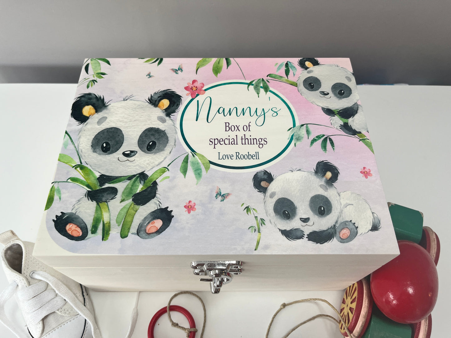 Panda keepsake box