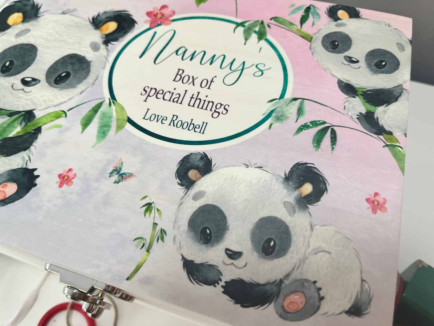 Panda keepsake box