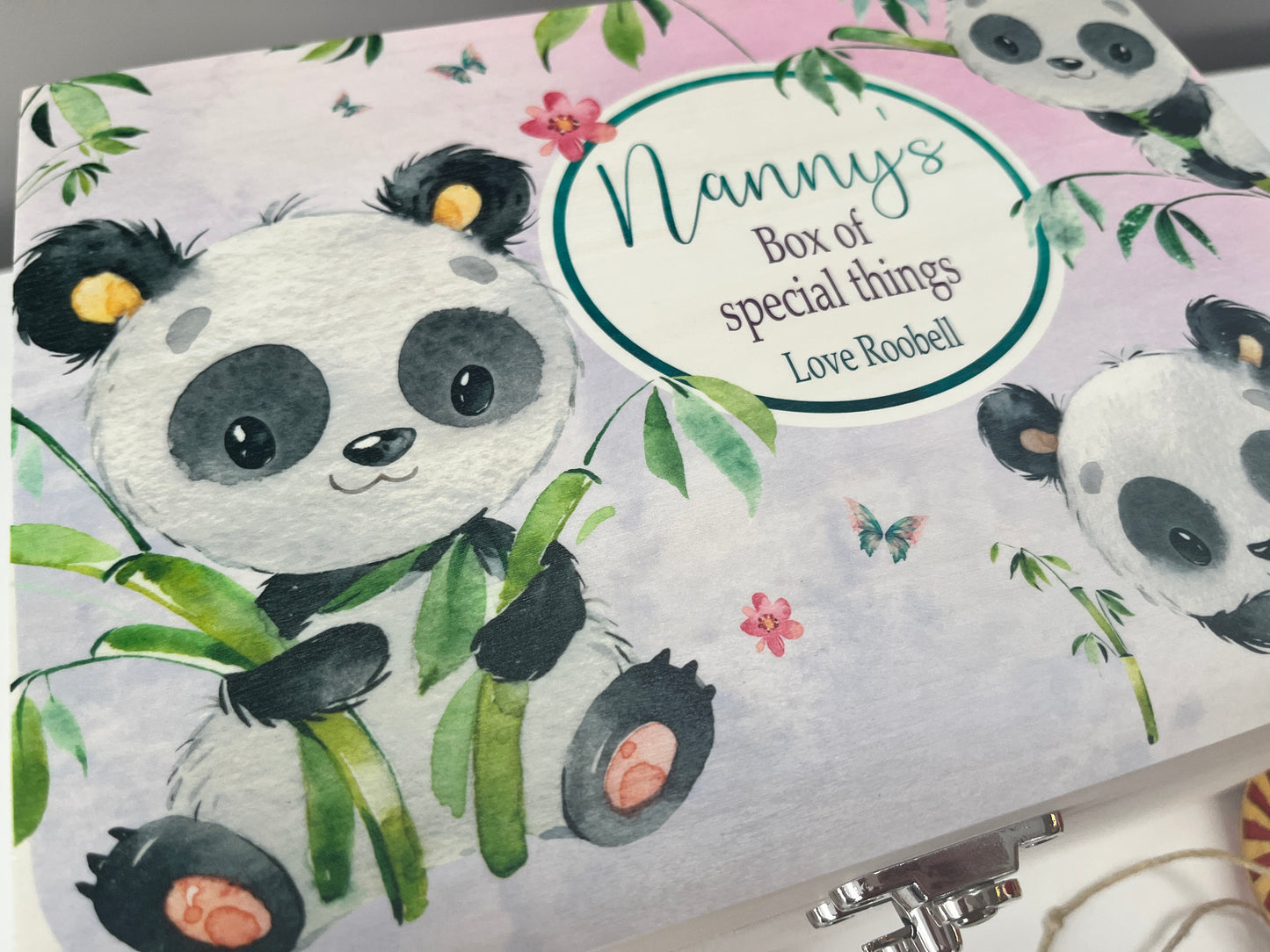 Panda keepsake box