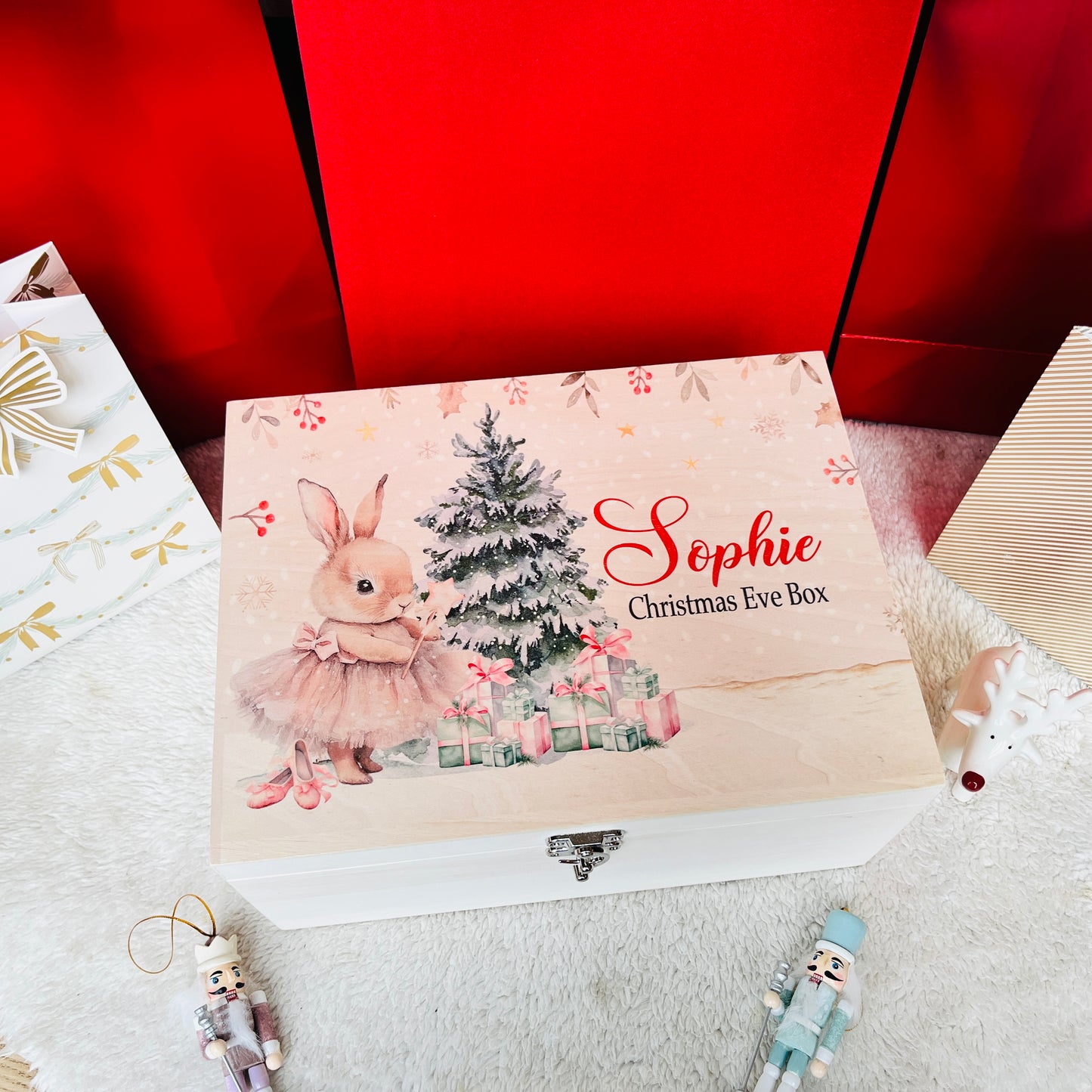 Christmas Ballerina Bunny Box