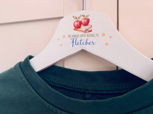 School apple uniform hanger