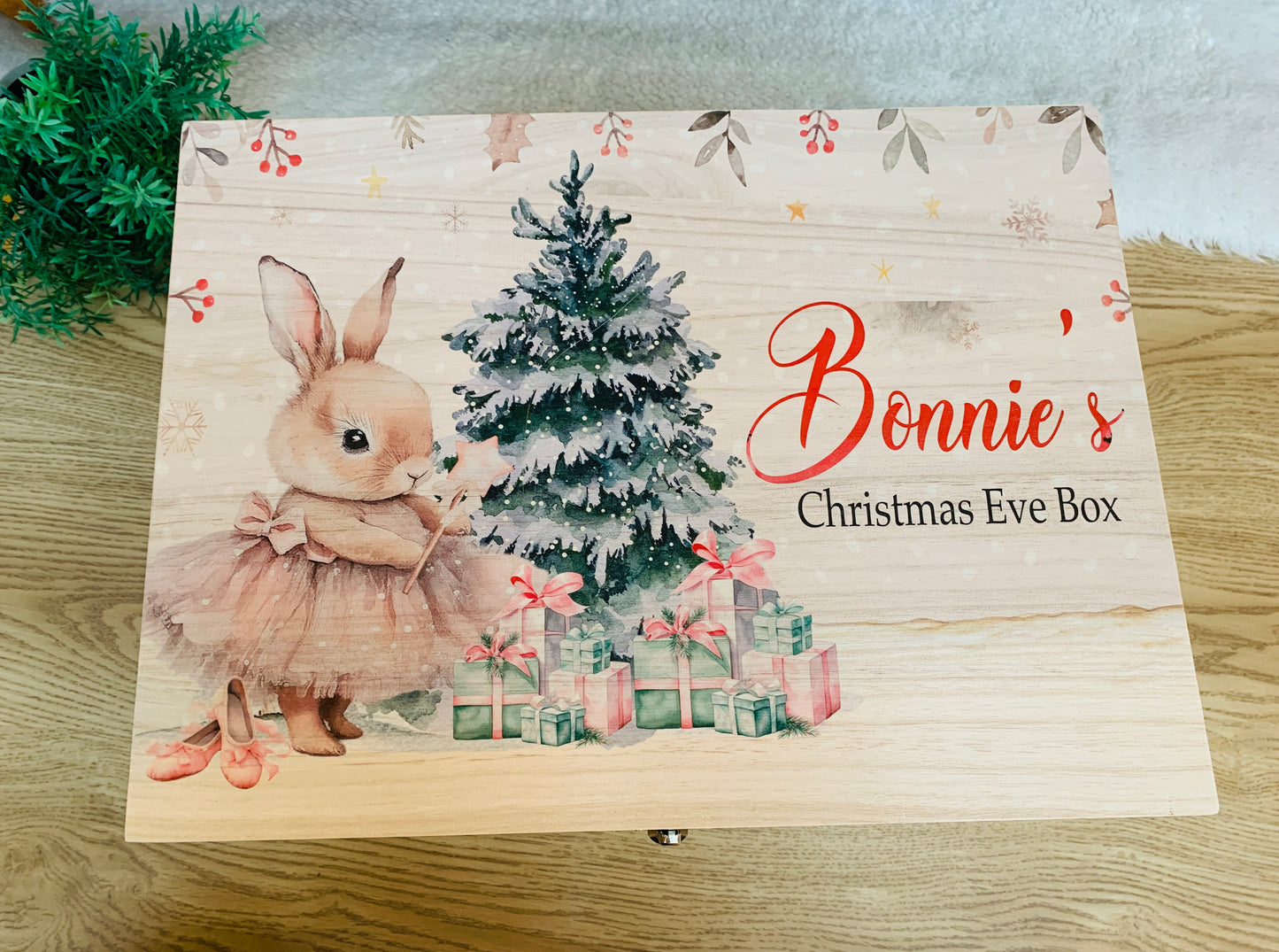 Christmas Ballerina Bunny Box