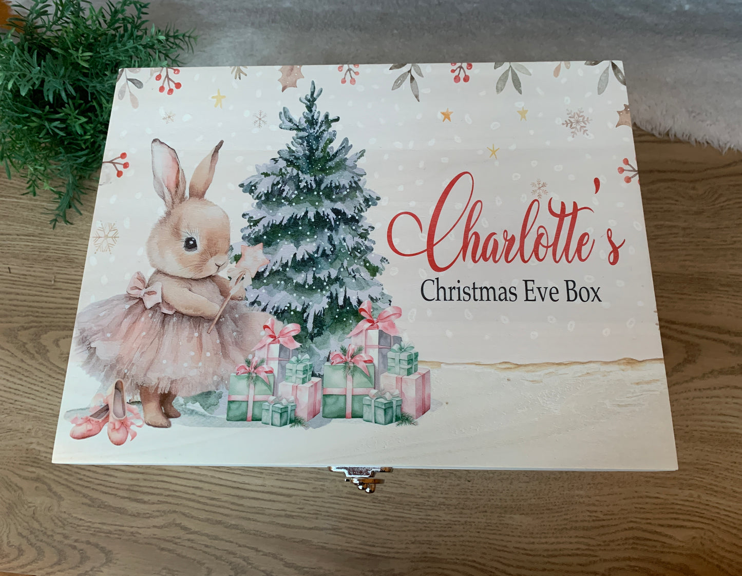 Christmas Ballerina Bunny Box
