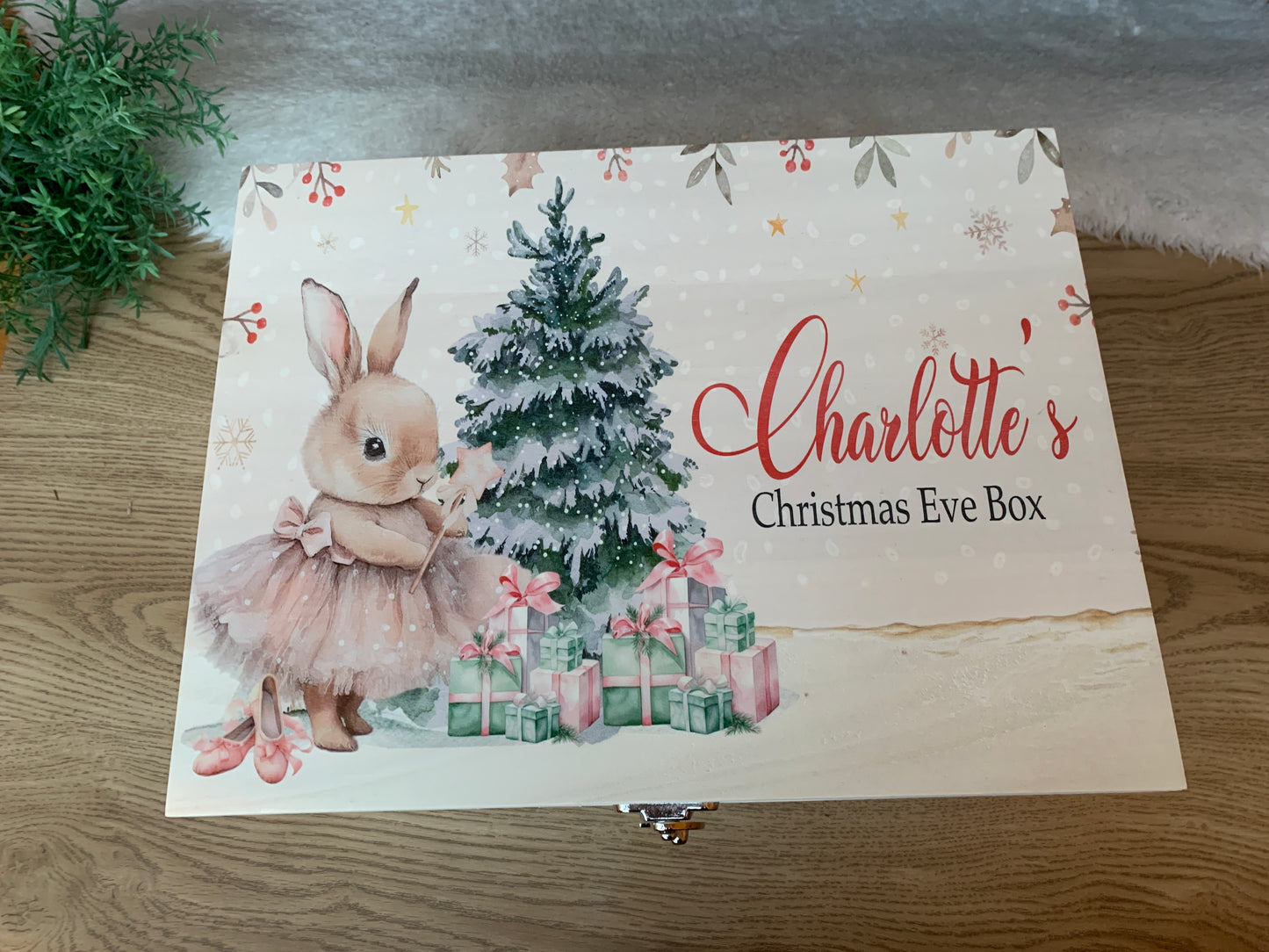 Christmas Ballerina Bunny Box