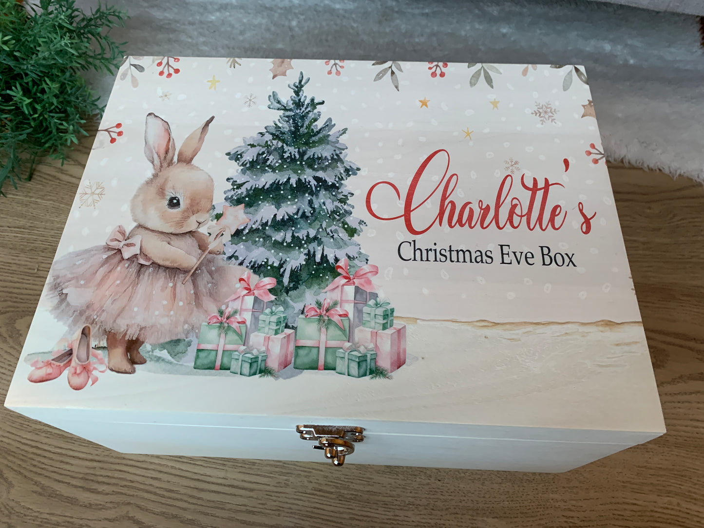 Christmas Ballerina Bunny Box