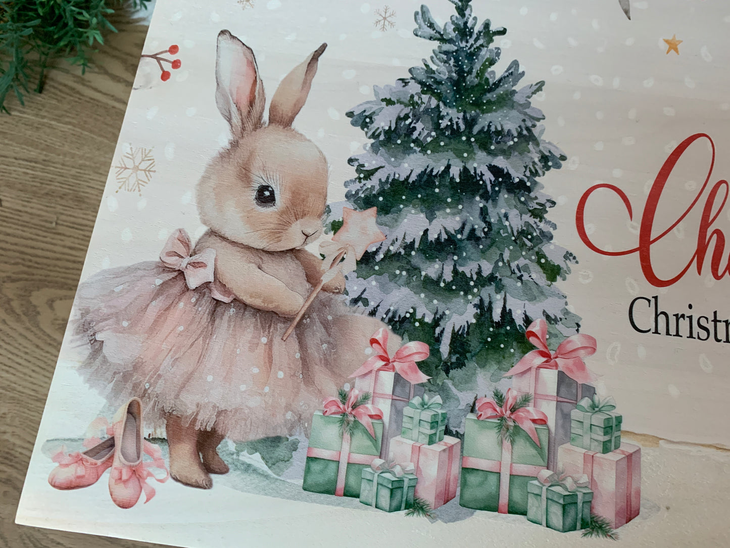 Christmas Ballerina Bunny Box