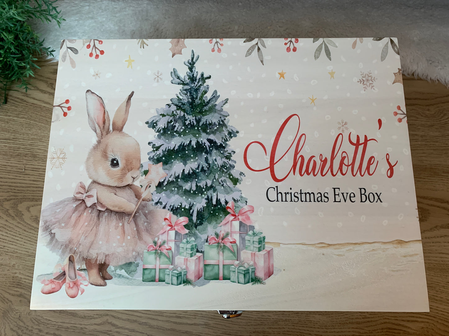 Christmas Ballerina Bunny Box
