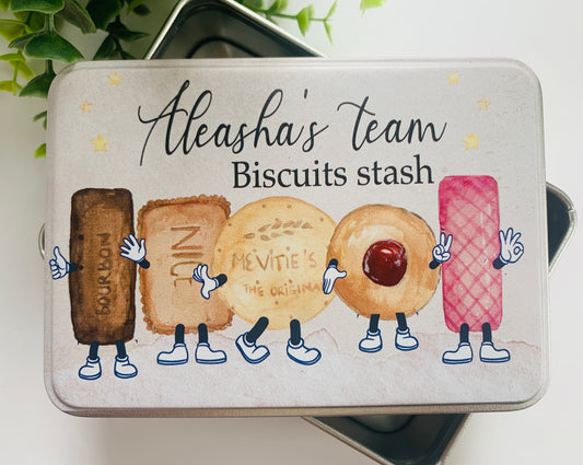 Biscuit character tin