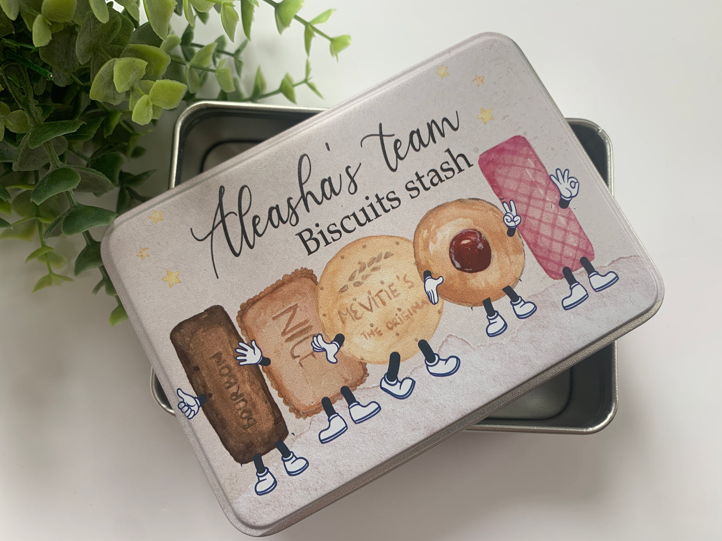 Biscuit character tin