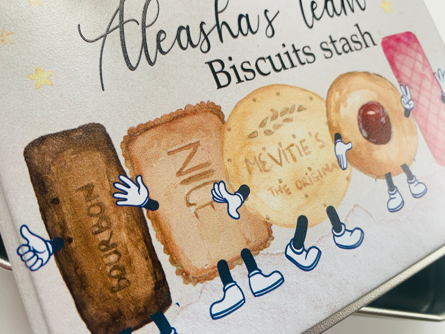 Biscuit character tin