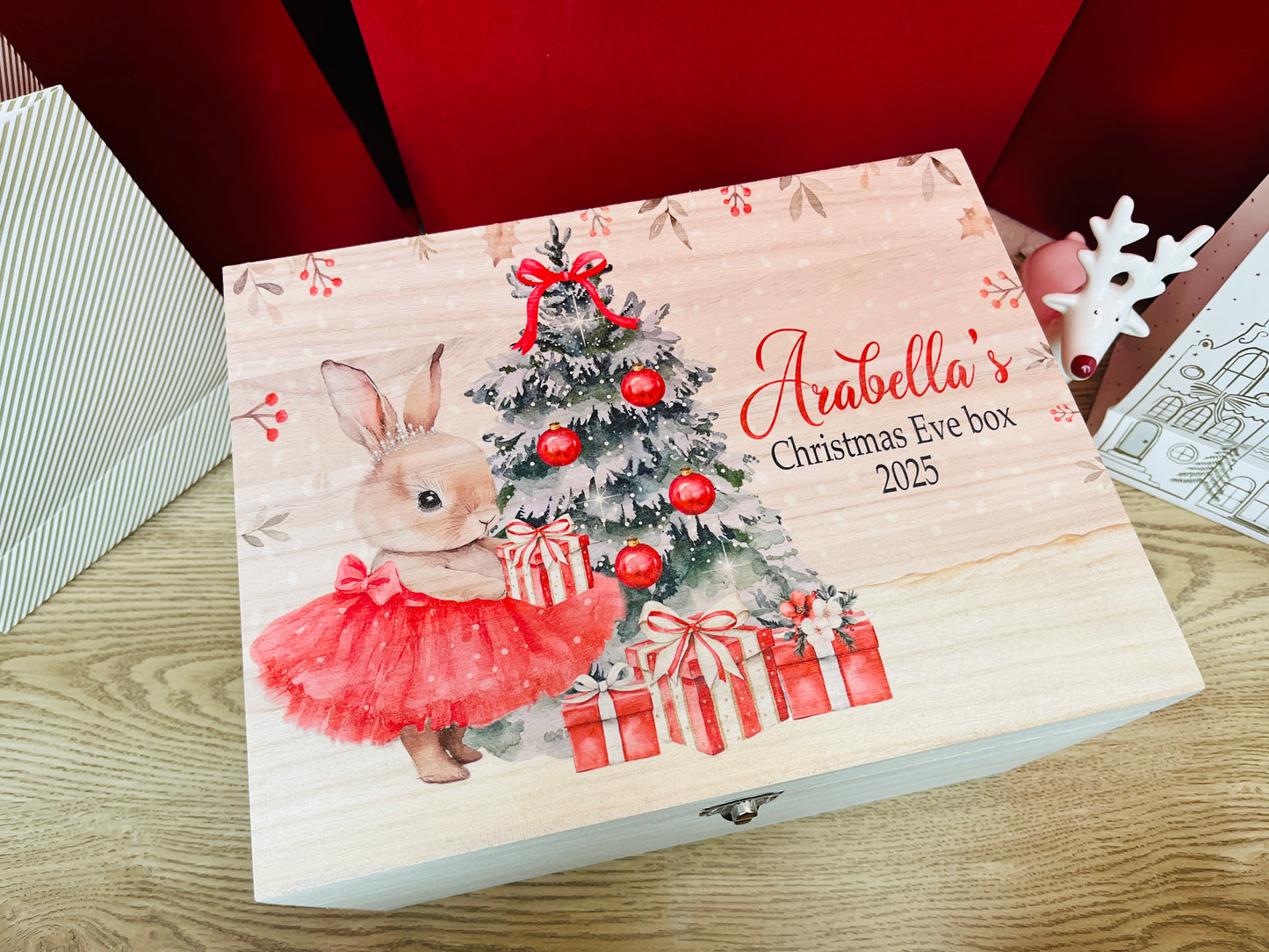 Christmas Ballerina Bunny Box