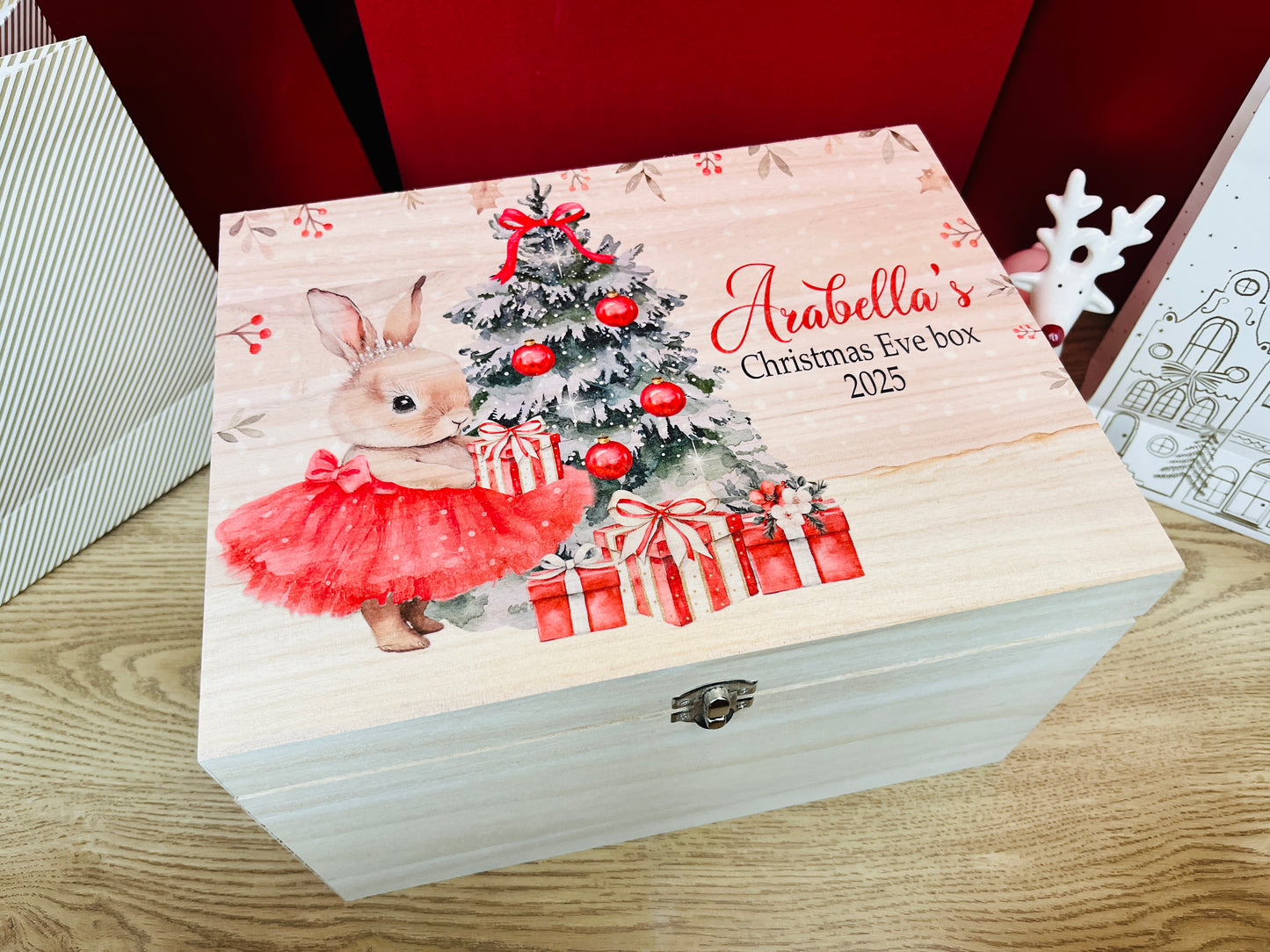 Christmas Ballerina Bunny Box