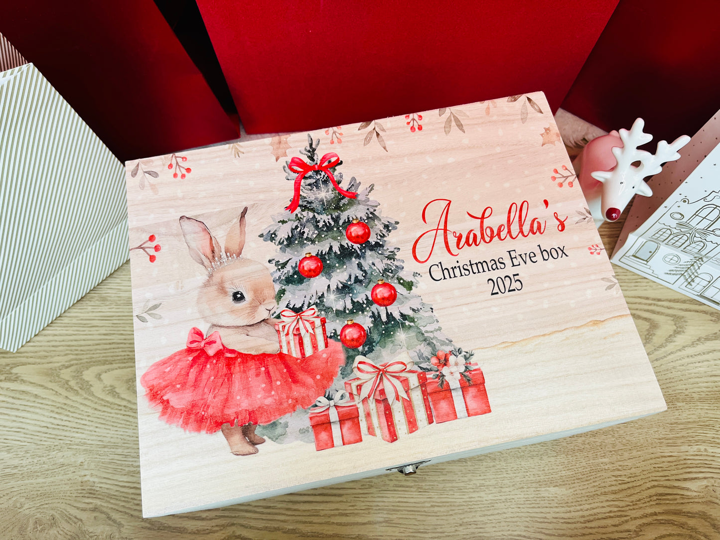 Christmas Ballerina Bunny Box