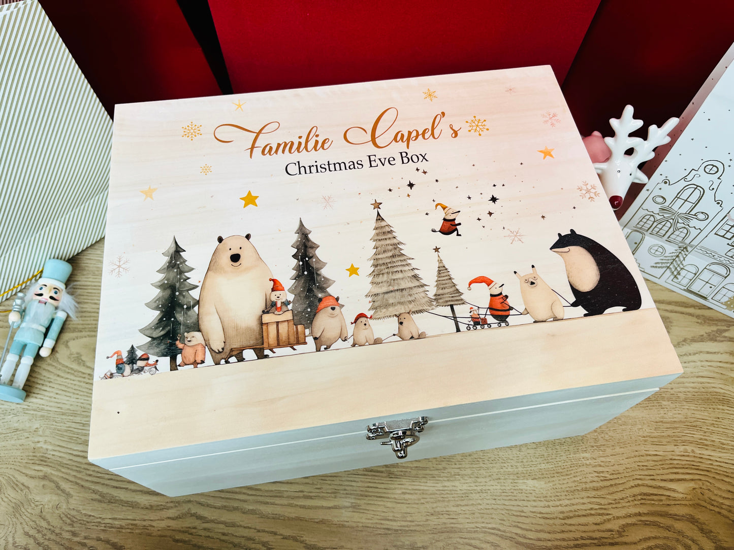 Christmas Woodland Bears Box