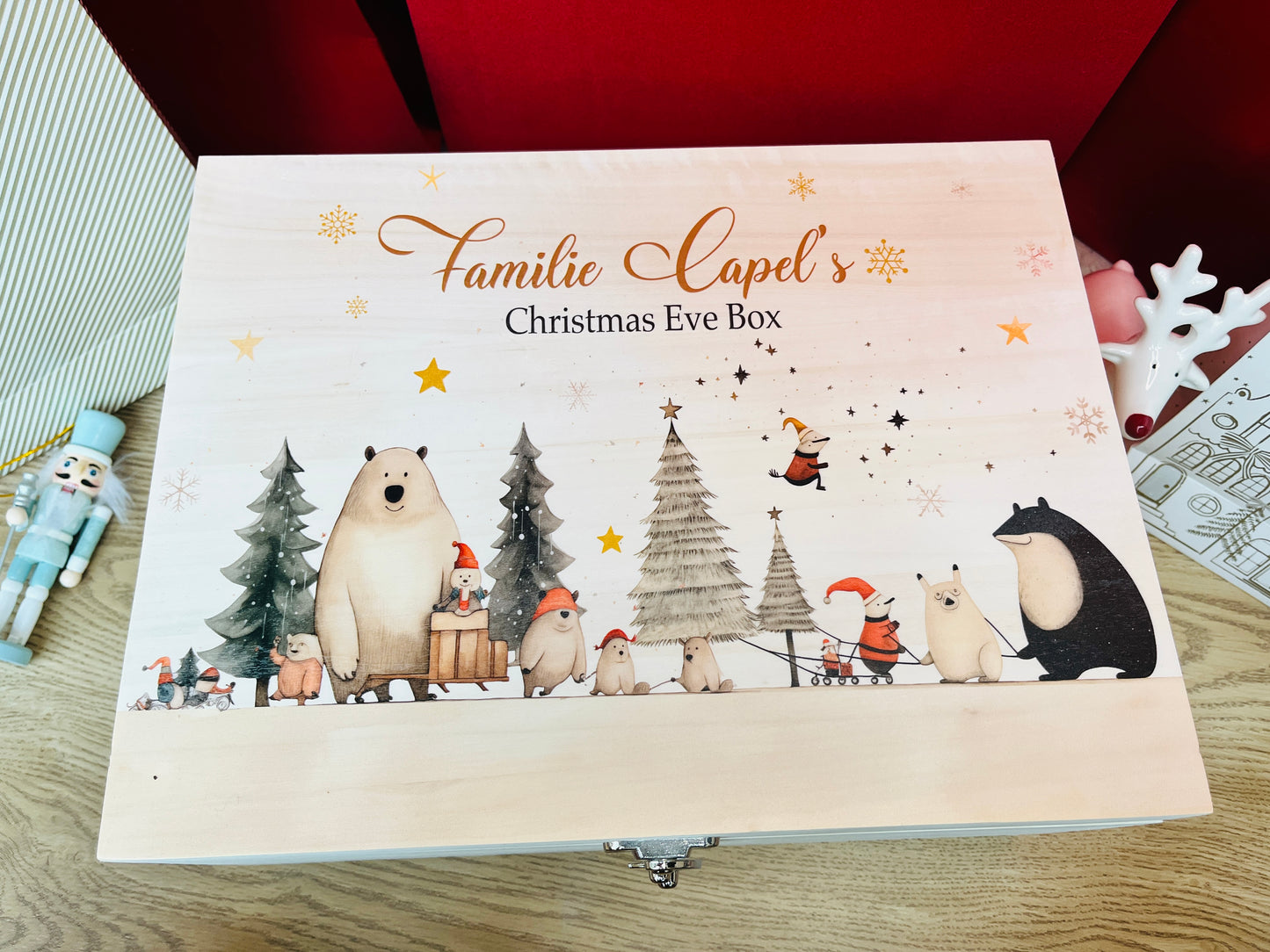 Christmas Woodland Bears Box