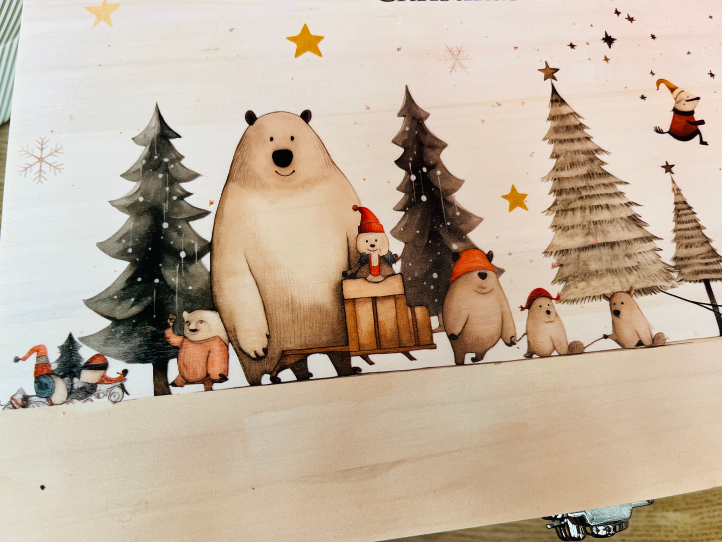 Christmas Woodland Bears Box