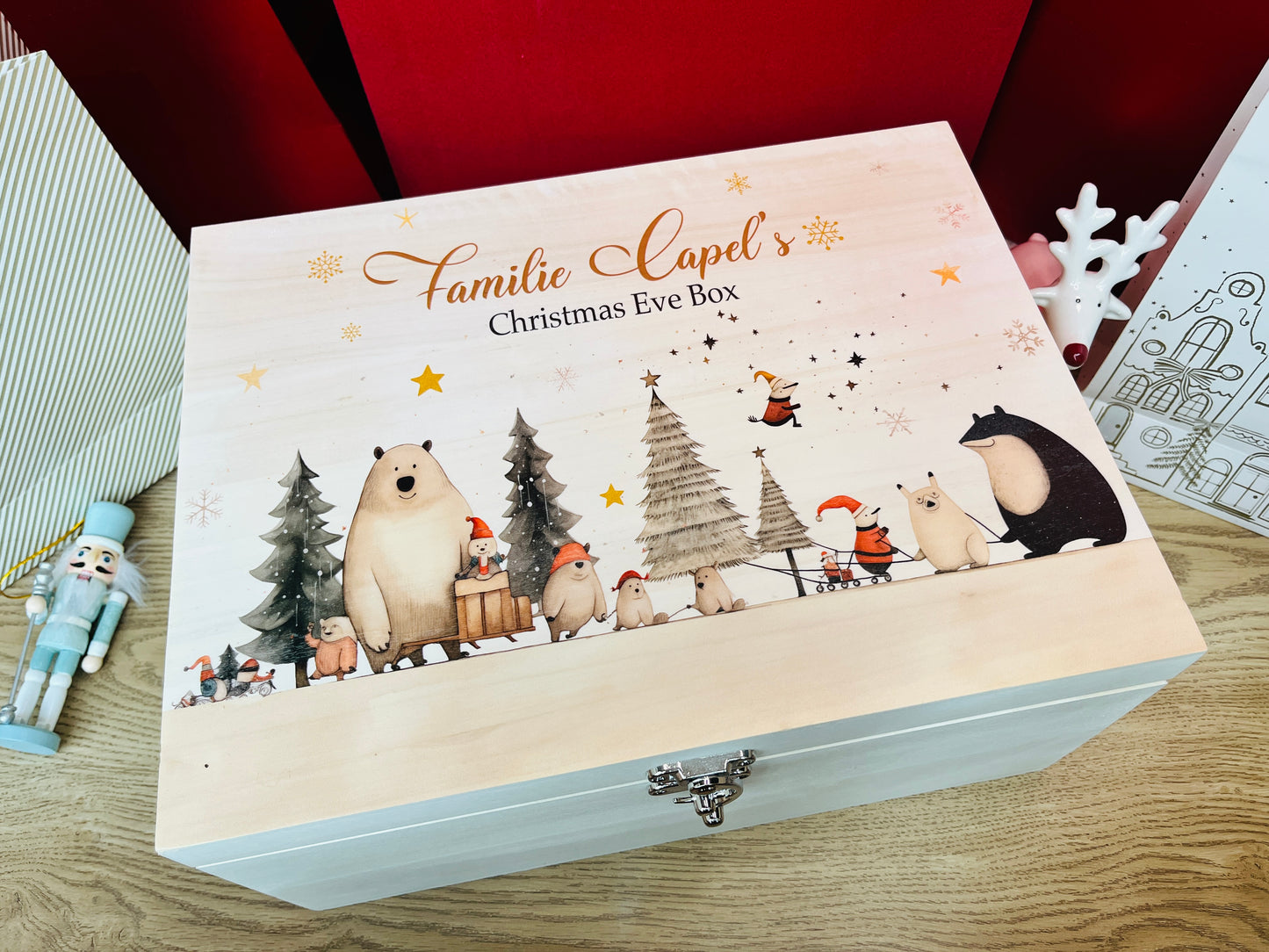 Christmas Woodland Bears Box