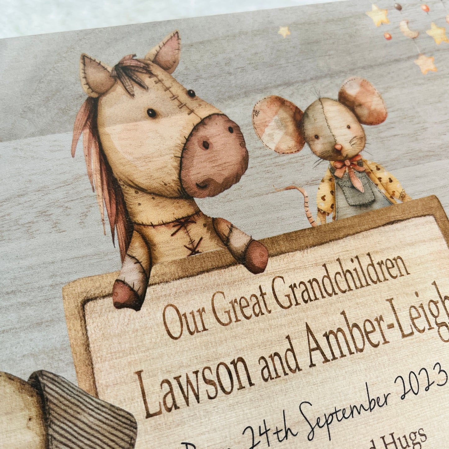 Vintage cat and dog keepsake box