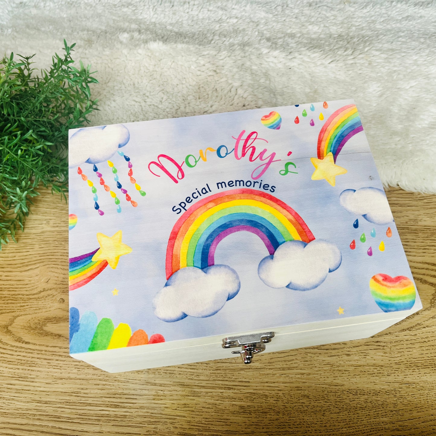 Rainbow keepsake box
