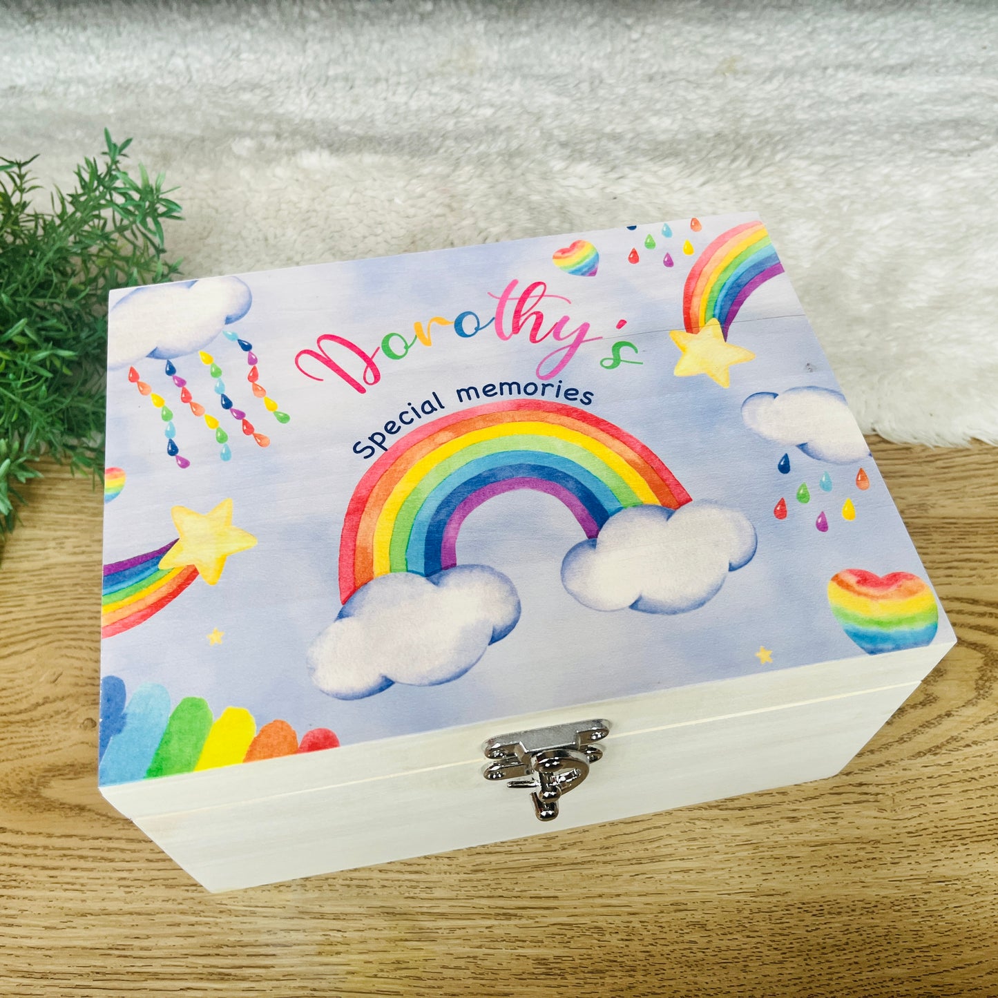 Rainbow keepsake box