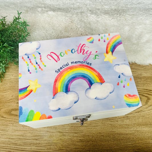 Rainbow keepsake box