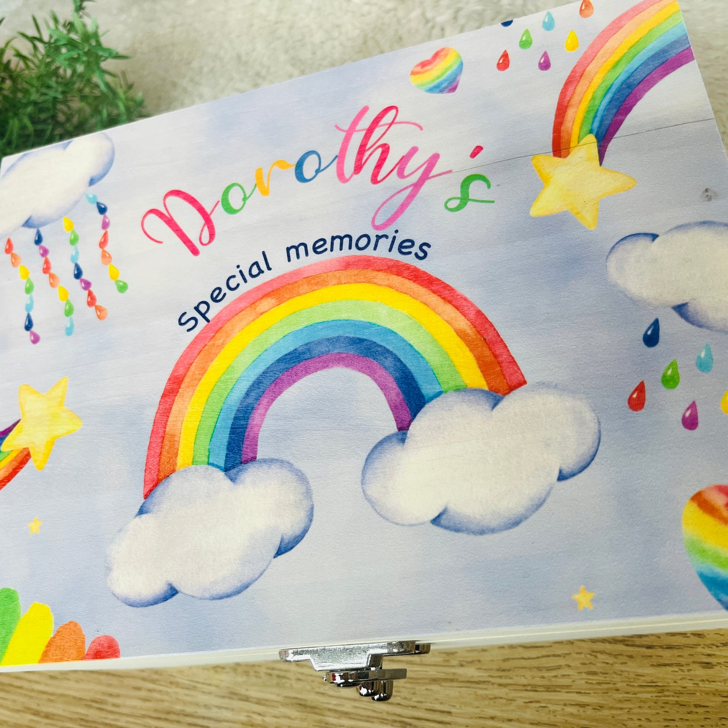 Rainbow keepsake box