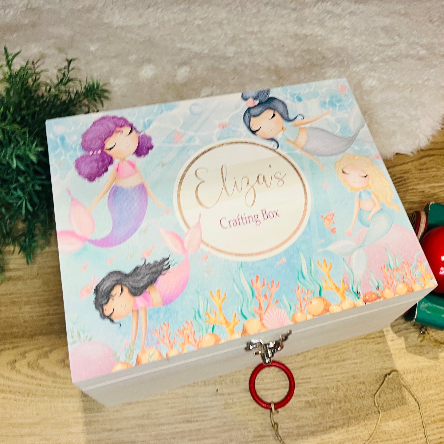 Mermaids keepsake box