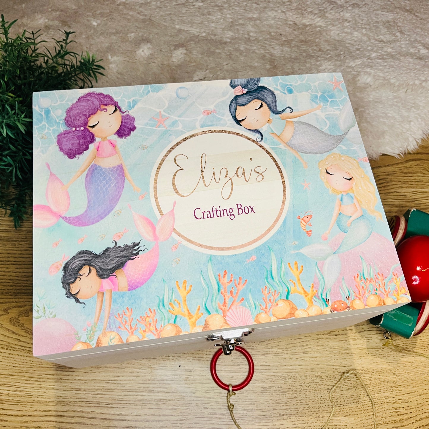 Mermaids keepsake box