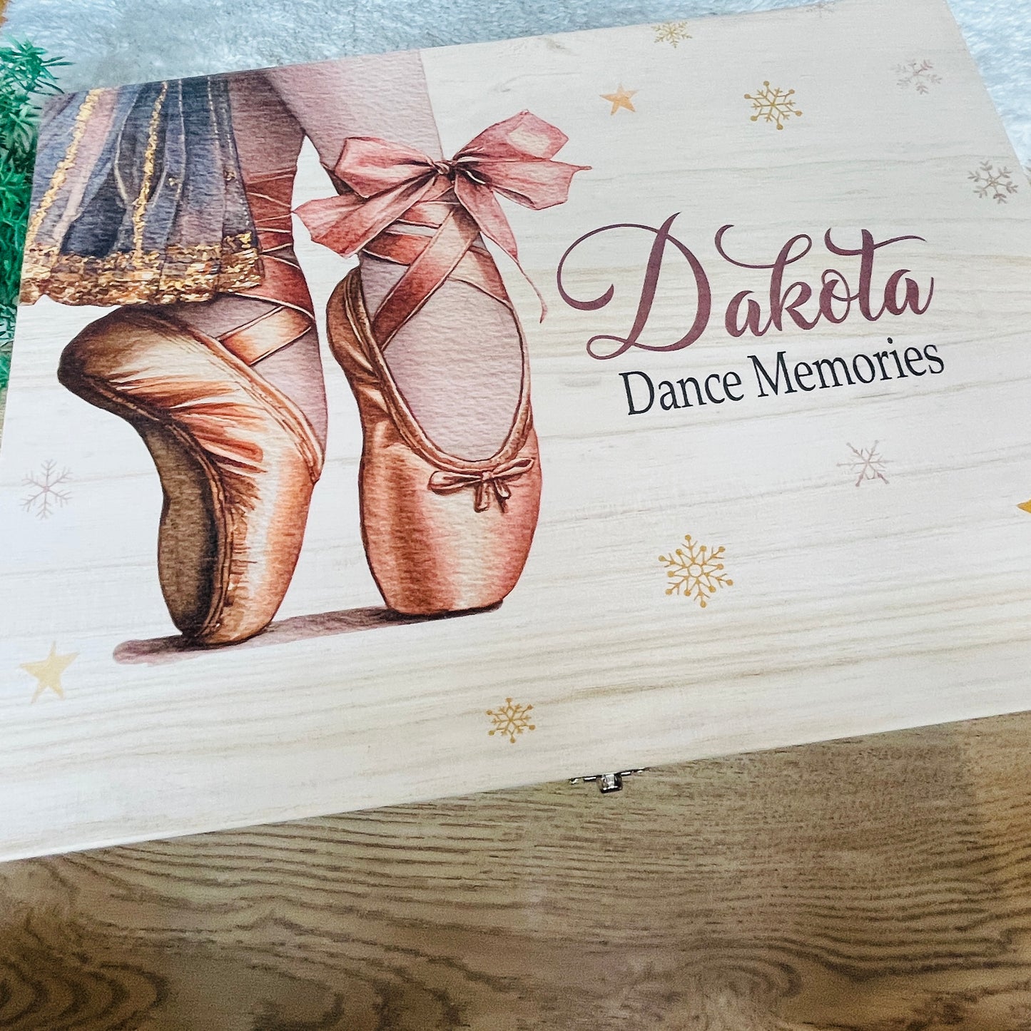 Ballet shoes memory box