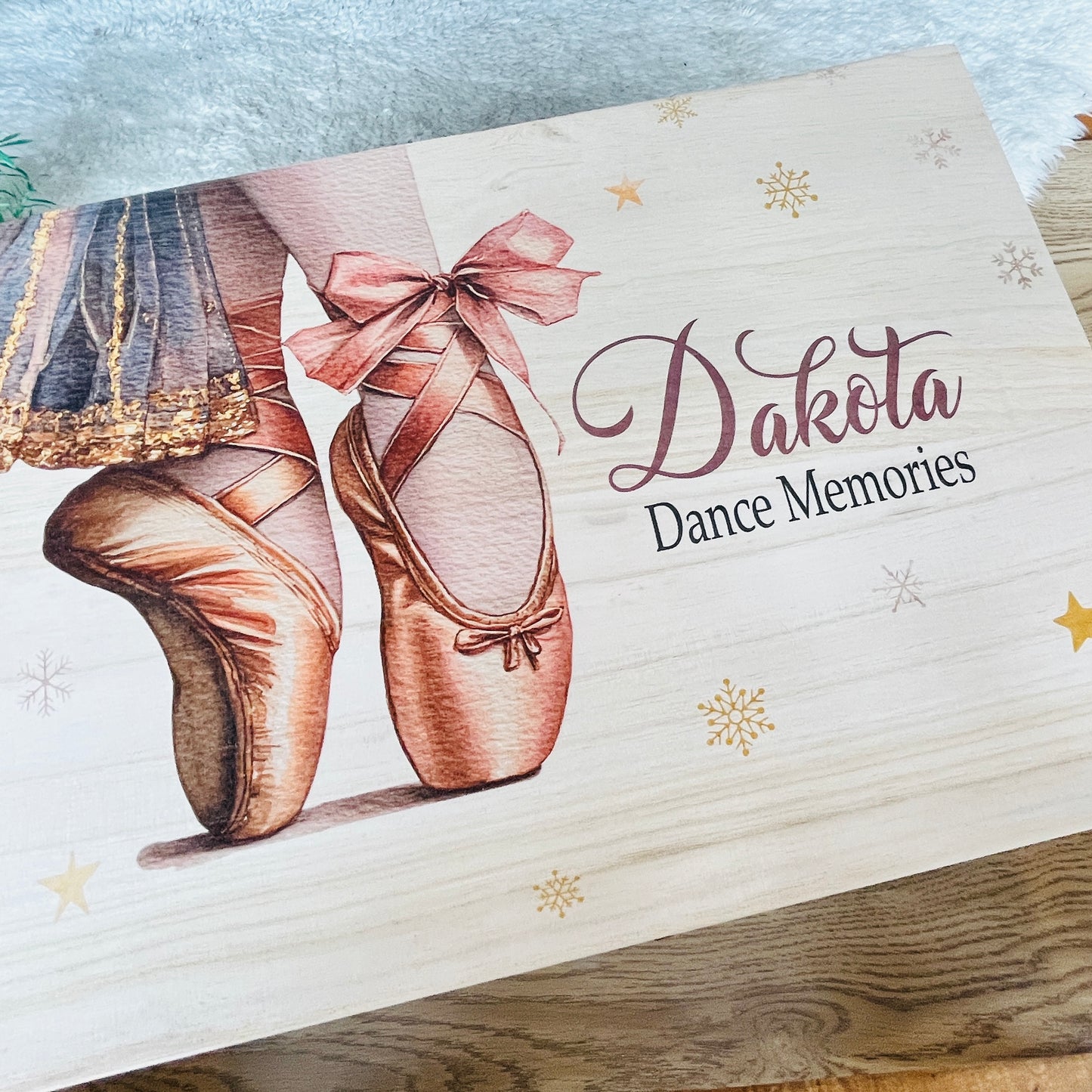 Ballet shoes memory box