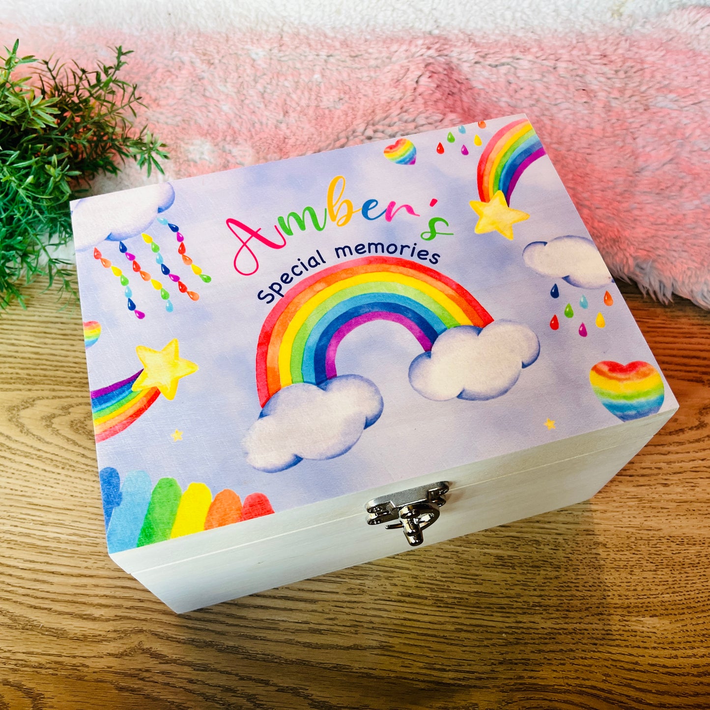Rainbow keepsake box