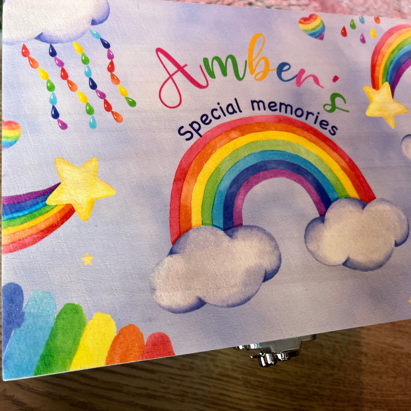 Rainbow keepsake box