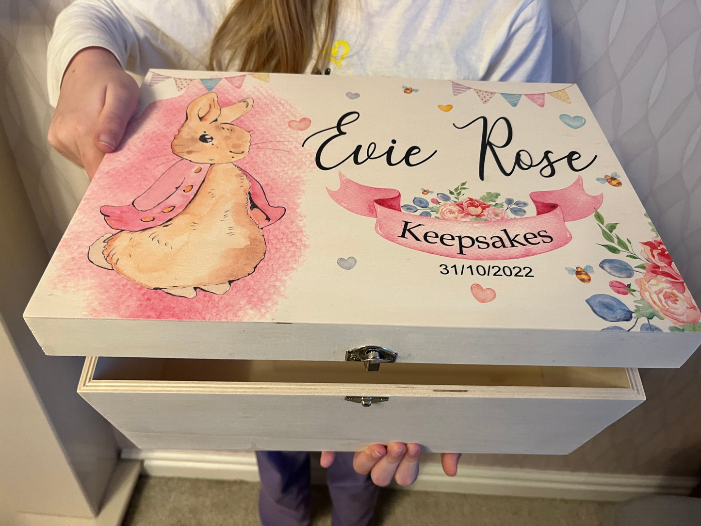 Rabbit keepsake box