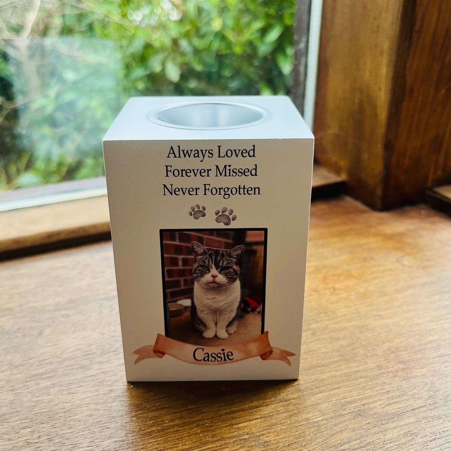 Pet memory candle holder