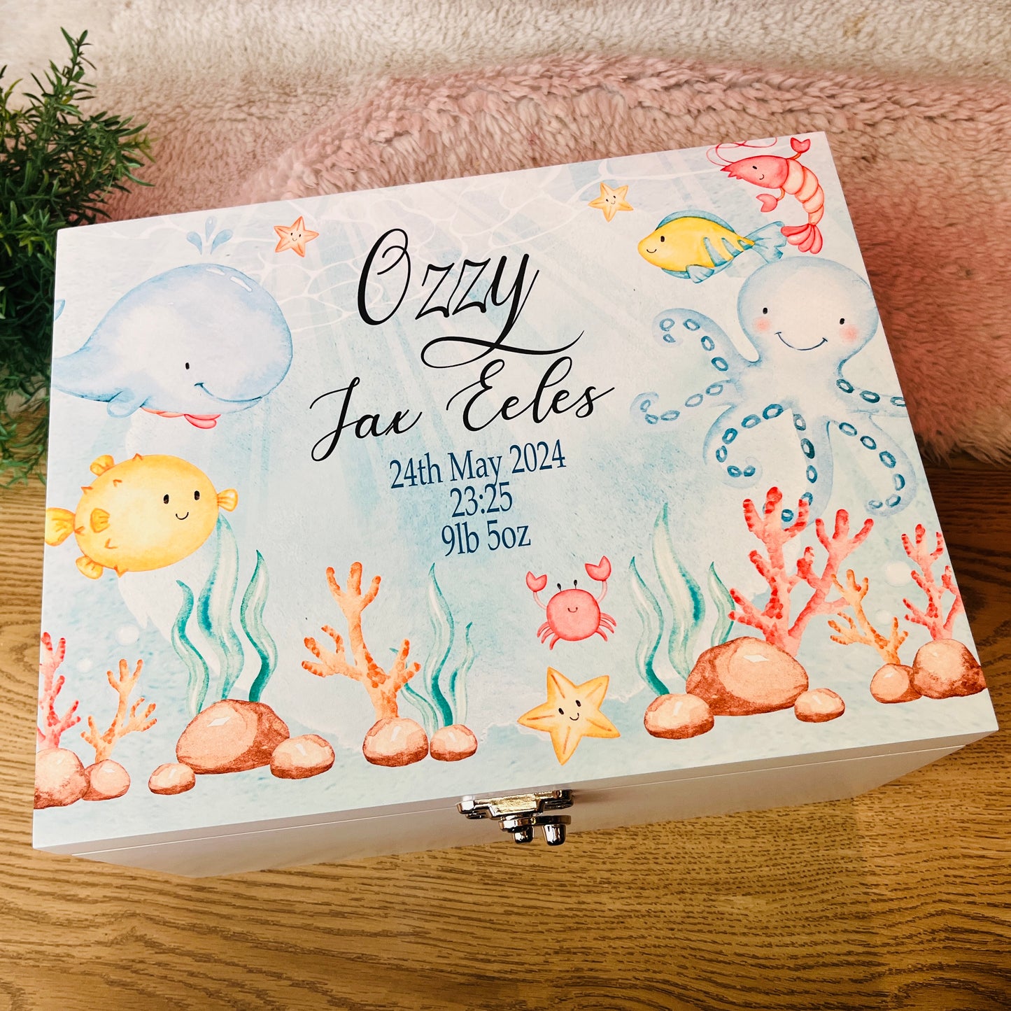 Under the sea keepsake box