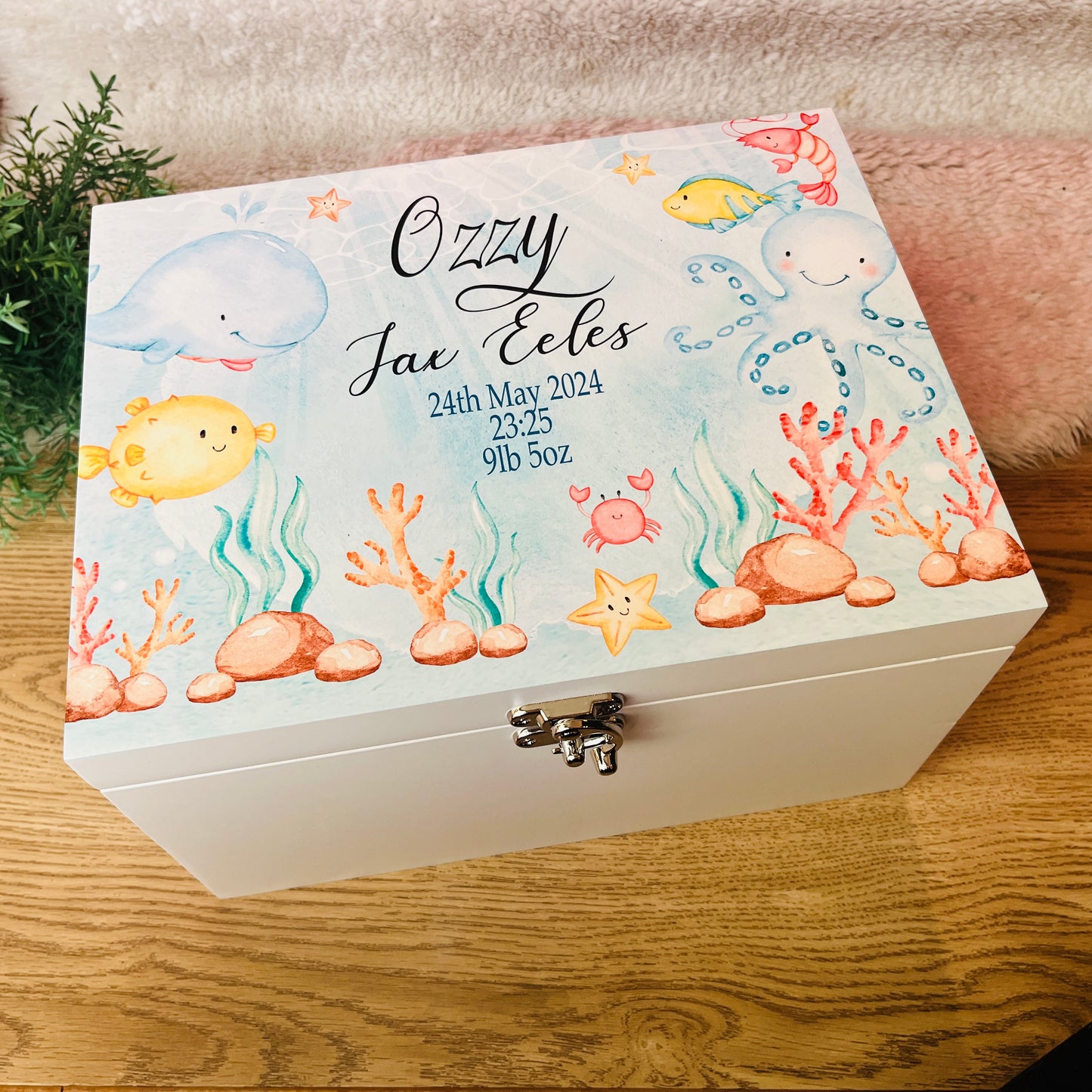 Under the sea keepsake box